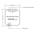 INTELLIGENT ARLIGHT Конвертер DALI-309-4-D2-IN (DALI-BUS, Free purpose) (INTELLIGENT ARLIGHT, Пластик) | 032882 | Arlight