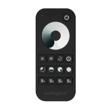 Пульт SMART-R24-DIM Black (1 зона, 2.4G) (Arlight, IP20 Пластик, 5 лет) | 031934 | Arlight
