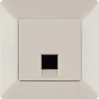 Valena LIFE DIY Сл.кость Розетка комп(RJ45) 1-ая 5 кат UTP | 753540 | Legrand