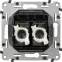 Valena LIFE DIY Сл.кость Розетка комп(RJ45) 2-ая 5 кат UTP | 753541 | Legrand