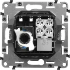 Valena Мех IN'MATIC Розетка 2-ая ТЛФ/комп RJ11/RJ45, Кат.6 UTP | 753032 | Legrand
