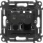 Valena Мех IN'MATIC Розетка 2-ая ТЛФ/комп RJ11/RJ45, Кат.6 UTP | 753032 | Legrand