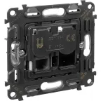 Valena Мех IN'MATIC Розетка 2-ая ТЛФ/комп RJ11/RJ45, Кат.6 UTP | 753032 | Legrand