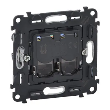 Valena Мех IN'MATIC Розетка 2-ая комп, RJ45, кат.6А UTP | 753045 | Legrand