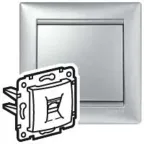 Valena Алюминий Розетка ТЛФ 1-ая | 770138 | Legrand