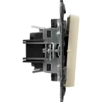 Valena LIFE DIY Сл.кость Выключатель 2-клавишный с подсветкой 10А 250В | 752528 | Legrand