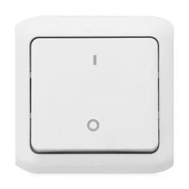 Quteo Белый Выключатель двухполюсный IP44 | 782309 | Legrand