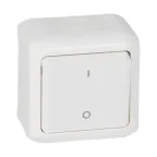 Quteo Белый Выключатель двухполюсный IP44 | 782309 | Legrand