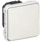 Plexo Белый Переключатель с индик. Лампами IP55 | 069612 | Legrand