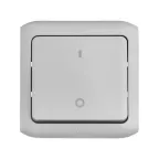 Quteo Серый Выключатель двухполюсный IP44 | 782339 | Legrand