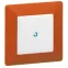 Valena LIFE Белый IP44 Выключатель 1-клавишный с подсветкой 10АХ 250В (с лицевой панелью) | 752161 | Legrand