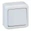 Quteo Серый Кнопка 1-клавишная IP44 6А | 782335 | Legrand