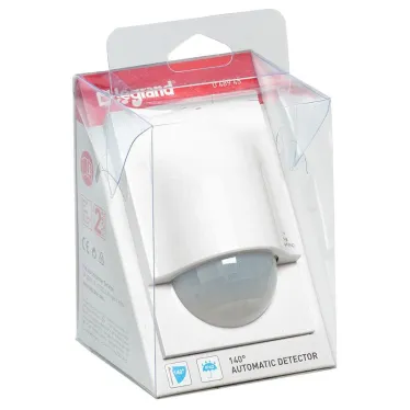 Датчик движения Lighting Management. PIR настенный 140град, блистер | 048945 | Legrand