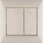 VALENA Светорегулятор 4-кнопочный в рамку слоновая кость 600Вт