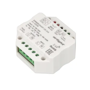 Диммер SMART-D5-DIM (100-240V, 1A, TRIAC, 2.4G) | 025038 | Arlight