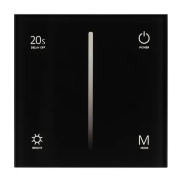 Панель Sens SMART-P40-DIM Black (100-240V, 1.2A, TRIAC) | 028110 | Arlight