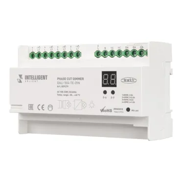 INTELLIGENT ARLIGHT Диммер DALI-504-TE-DIN(230V, 4x2A) | 029279 | Arlight
