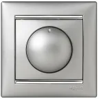 Valena Алюминий Светорегулятор поворотный 40-400W для ламп накаливания (вкл поворотом) | 770261 | Legrand
