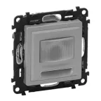 Valena LIFE Алюминий Указатель световой с датчиком движения 180° (с лицевой панелью) | 752374 | Legrand