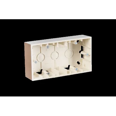 Simon 15 Шампань Монтажная коробка для накладного монтажа, 2 поста | 1590752-034 | Simon