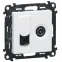 Valena LIFE Лицевая панель розетки TV-RJ45 Белая