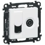 Valena LIFE Лицевая панель розетки TV-RJ45 Белая