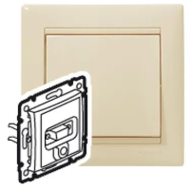 Valena Белый Розетка HD15+Jack 3,5 | 770082 | Legrand