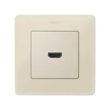 Simon 82 Накладка для коннектора HDMI v 1.4, "мама", S82, S82N, S82 Detail, слоновая кость | 8201094-031 | Simon