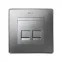 Simon 82 Адаптер со шторками на 2 коннектора UTP (RJ45), FTP (RJ45), RJ12, AMP, S82 Detail алюминий | 82006-93 | Simon