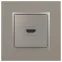Розетка Elegance 14-3114-16 HDMI, титан