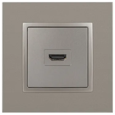 Розетка Elegance 14-3114-16 HDMI, титан