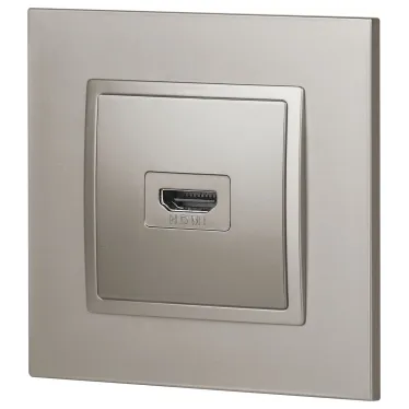 Розетка Elegance 14-3114-16 HDMI, титан