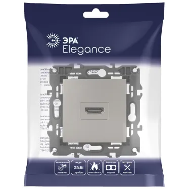 Розетка Elegance 14-3114-16 HDMI, титан