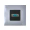 Simon 27 Розетка для подключения VGA-разъёма, HD15, винтовое соединение, широкий модуль, S27, графит | 2700091-038 | Simon