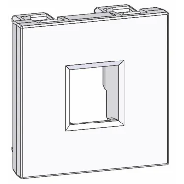 Altira Белый Плата лицевая W45 2 модуля 1xKeystone RAL9003 | RIN-144-B | SE