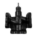Клапан регулирующий 3-ход смес фланц PN16 DN32 15 м3/ч -20...+130 град