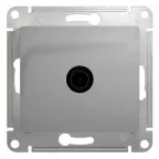 Glossa Алюминий TV Розетка проходная 4DB | GSL000392 | SE