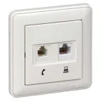 Wessen 59 Белый Розетка TV оконечная (в сборе) | RTS-151-18 | Schneider Electric