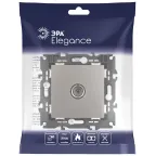 Розетка Elegance 14-3101-16 TV одиночная, титан