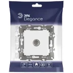 Розетка Elegance 14-3101-01М TV одиночная, белый матовый