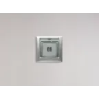 VALENA Розетка двойная USB алюминий