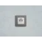 ETIKA Розетка без заземления со шторками белая винтовые зажимы