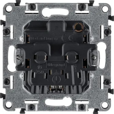 Valena ALLURE DIY Белый Розетка 1-ая с/з, безвинт.зажим | 753721 | Legrand