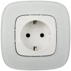 Valena ALLURE DIY Белый Розетка 1-ая с/з, безвинт.зажим | 753721 | Legrand