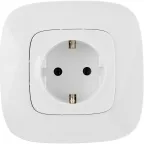 Valena ALLURE DIY Белый Розетка 1-ая с/з, безвинт.зажим | 753721 | Legrand
