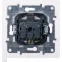 Розетка с заземлением IP44 - Legrand Etika - со шторками с защитной крышкой 16А 250В винтовые зажимы - белая