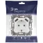 Розетка Elegance 14-4109-01М 2P+E 16A-250В, штор. с 2xUSB 5В-3А, белый матовый