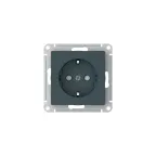 ATLASDESIGN РОЗЕТКА с заземлением со шторками, 16А, мех., быстрозажим. клем., ИЗУМРУД
