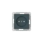 ATLASDESIGN РОЗЕТКА без заземления со шторками, 16А, мех., быстрозажим. клем., ИЗУМРУД