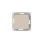 ATLASDESIGN РОЗЕТКА с заземл. со шторк. с крышкой, 16А,IP20,мех., быстрозажим. клем., ПЕСОЧНЫЙ